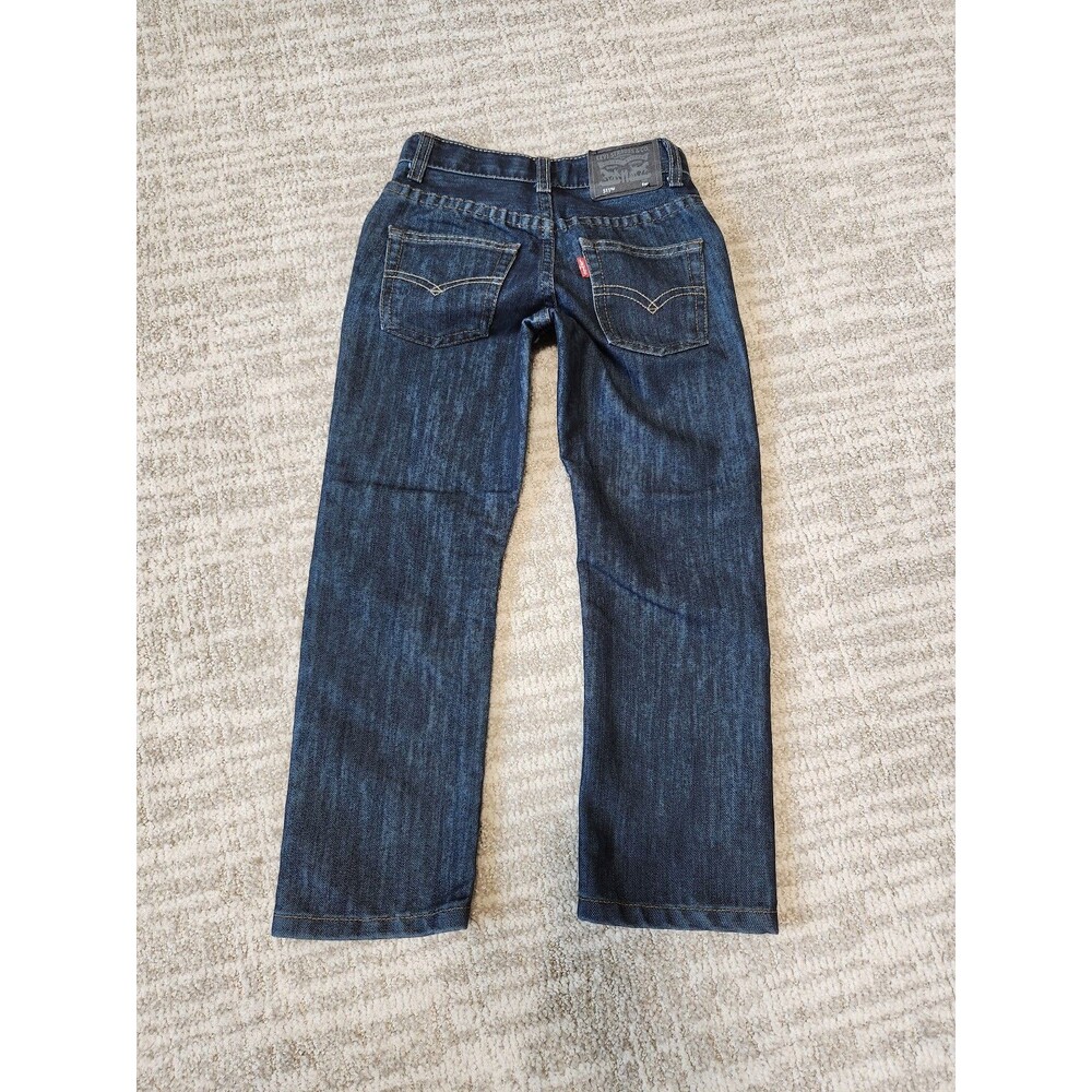 Levi's boy's 511 Slim dark wash jeans size 6 - Picture 8 of 9